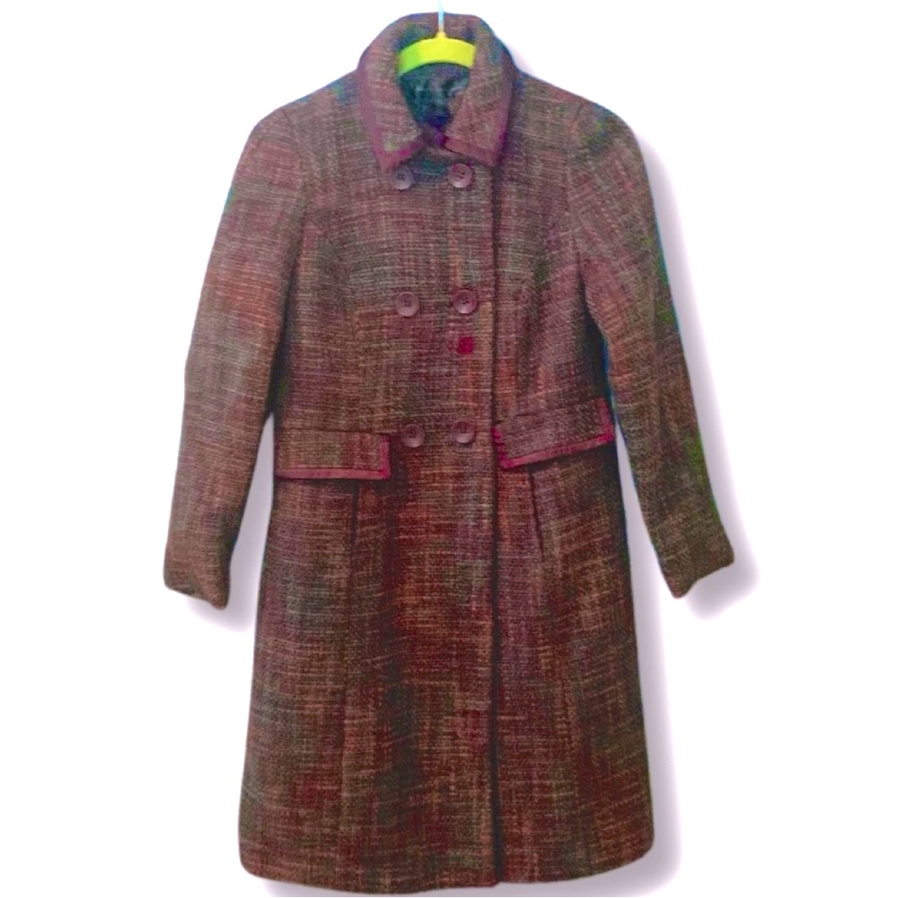 Apostrophe Classy Purple Pea Coat